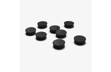 Scritto® Paquete de Imanes 2 cm Negro