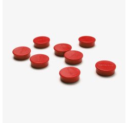 Scritto® Paquete De Imanes 2 cm Rojo