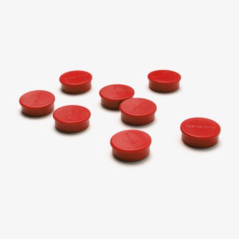 Scritto® Paquete de Imanes 2 cm Rojo