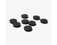 Scritto® Paquete De Imanes 3,5 cm Negro