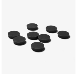Scritto® Paquete De Imanes 3,5 cm Negro