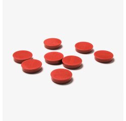 Scritto® Paquete De Imanes 3,5 cm Rojo