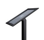 Menú Tablero Diseño Placa Acero A4 Esquinas Ingletadas 25 mm Negro