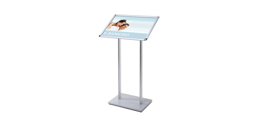 Atril Porta Menú A2 Marco Redondeado