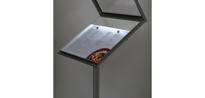 Outdoor Menu Board 2xA4 mit Beleuchtung