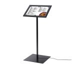 Présentoir Porte Menu Verrouillable 2x A4 LED