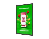 Magnetic Poster Frame Slim A1 Black