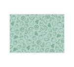 Mantel Individual Frutas Abstracto Verde