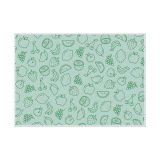 Sets De Table Fruits Abstrait Vert