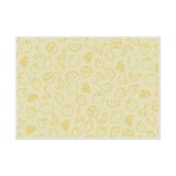 Sets De Table Fruits Abstrait Jaune