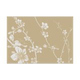 Sets De Table Fleurs De Cerisier Japonais Abstraites Beiges