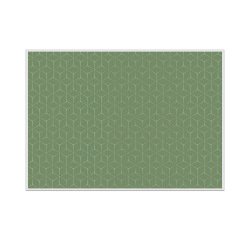 Mantel Individual Hexágono Verde