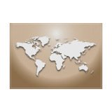 Sets De Table Carte Du Monde Beige