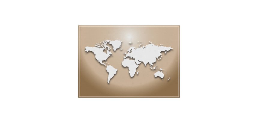Sets De Table Carte Du Monde Beige