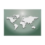 Sets De Table Carte Du Monde Vert