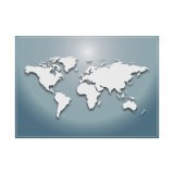 Sets De Table Carte Du Monde Bleu