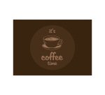 Sets De Table L'heure Du Café Marron Foncé