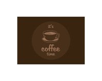 Sets De Table L'heure Du Café Marron Foncé