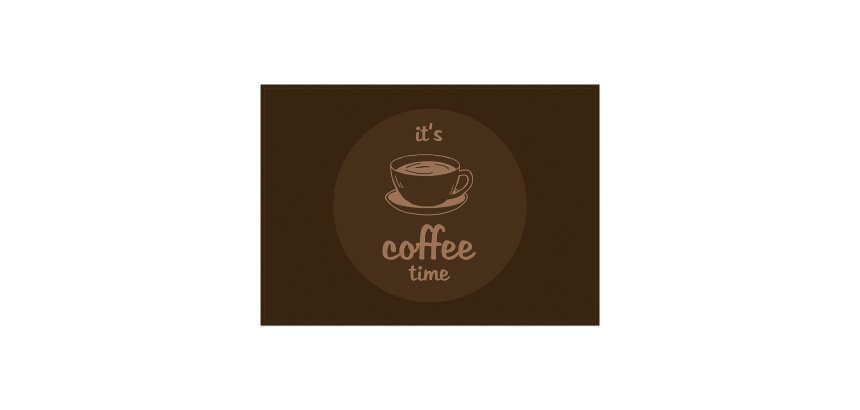 Sets De Table L'heure Du Café Marron Foncé