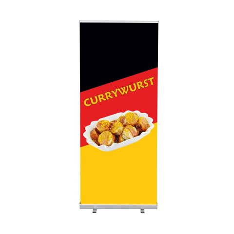 Set Completo Roll-Banner Económica 85 Bienvenidos Azul Holandés