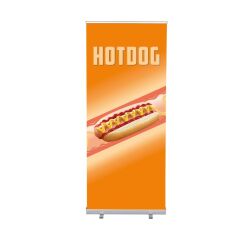 Set Completo Roll-Banner Económica 85 Bienvenidos Azul Alemán