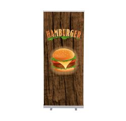 Set Completo Roll-Banner Económica 85 Bienvenidos Rojo Inglés