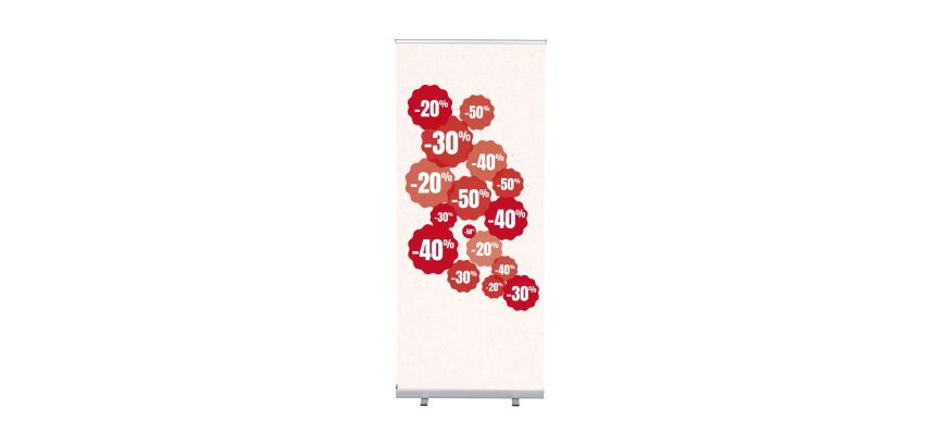 Set Completo Roll-Banner Económica 85 descuento