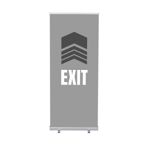 Set Completo Roll-Banner Económica 85 Salida Gris Inglés