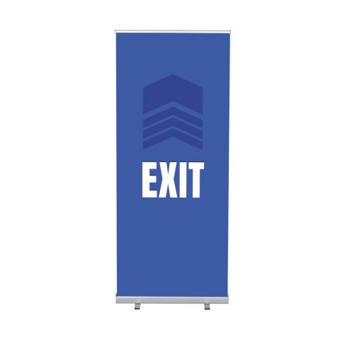 Set Completo Roll-Banner Económica 85 Salida Azul Inglés