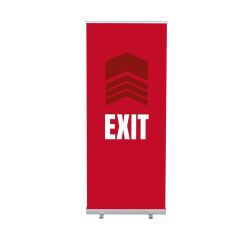 Set Completo Roll-Banner Económica 85 Salida Rojo Inglés