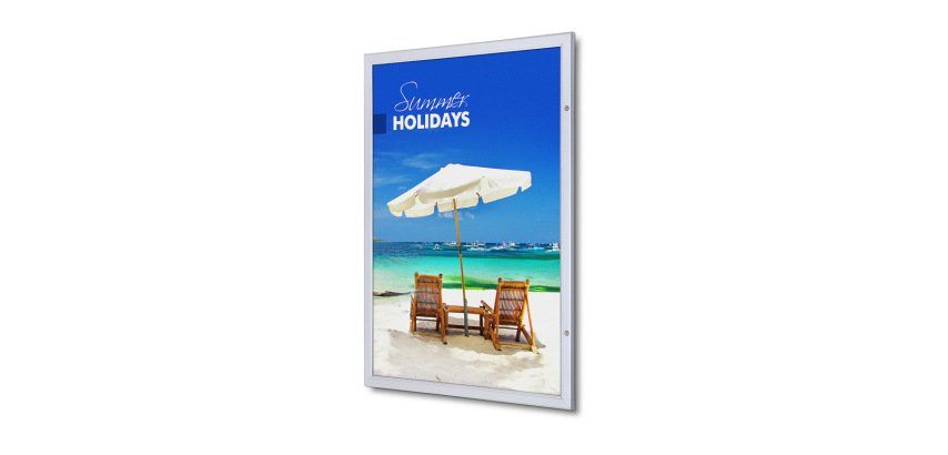 Porte-affiche Verrouillable Economie 70 x 100 cm