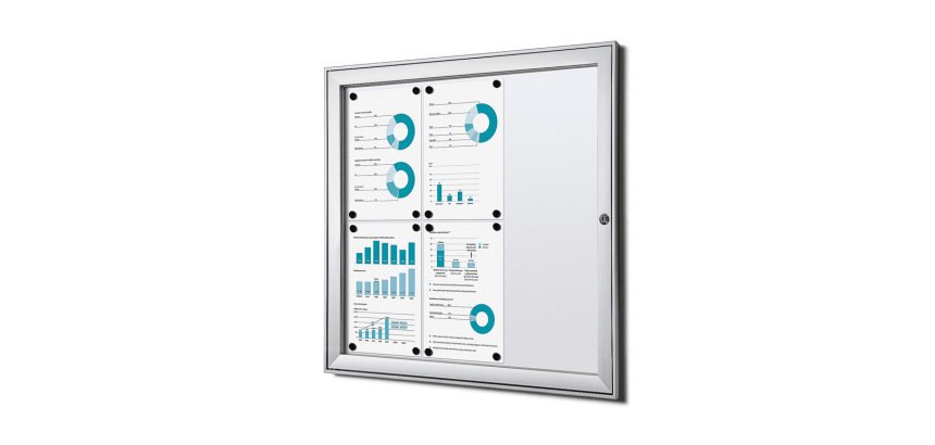 Tablón de Anuncios Interior SCS 6x A4 Ignífugo