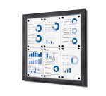 Vitrine Intérieure Verrouillable 6x A4 Anthracite