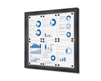 Tablón De Anuncios Magnético 6x A4 Antracita