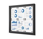 Tablón de Anuncios Interior SCS 6x A4 Negro