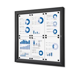 Tablón De Anuncios Interior SCS 6x A4 Negro