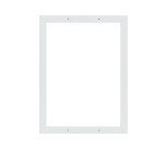 Indoor Lockable Showcase Silver B1 Fire Rated 8x A4