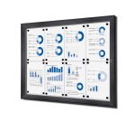 Tablón de Anuncios Magnético 8x A4 Antracita