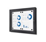 Tablón De Anuncios Magnético 2x A4 Antracita