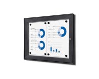 Tablón De Anuncios Magnético 2x A4 Antracita