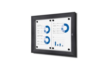 Tablón de Anuncios Magnético 2x A4 Antracita