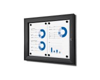 Schaukasten Innen / Außen Schwarz (2xA4)