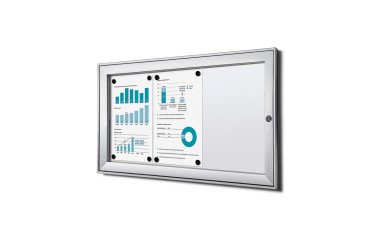 Tablón de Anuncios Interior SCS 3x A4 Ignífugo