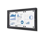 Vitrine Intérieure Verrouillable 3x A4 Anthracite