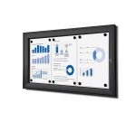 Vitrine Intérieure Verrouillable SCS 3x A4 Noir
