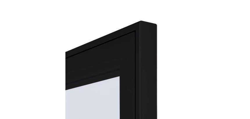Vitrine Intérieure Verrouillable SCS 3x A4 Noir