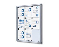 Vergrendelbaar Notitiebord Met Schuifdeuren 9x A4