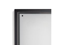Vitrine Intérieure Verrouillable avec Portes Coulissantes SLIM 10x A4 Anthracite