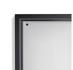 Vergrendelbaar Notitiebord Met Schuifdeuren Slim 10 x A4 Antraciet