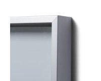 Indoor Lockable Showcase With Sliding Doors Slim 10x A4